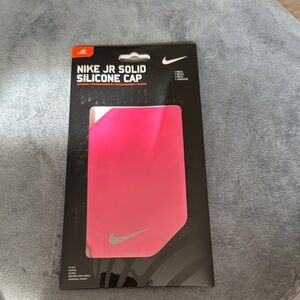 Nike Bright Pink Silicone swim cap
